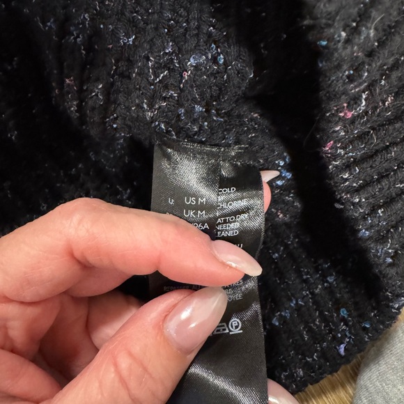 Free People ‘Leo’ Black Cowl Neck Sweater - Picture 5 of 8